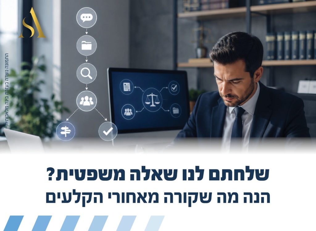שלחתם לנו שאלה משפטית? הנה מה שקורה מאחורי הקלעים